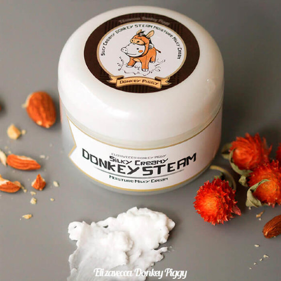 Крем для лица паровой увлажняющий Elizavecca на основе ослиного молока Silky Creamy Donkey Steam Moisture Milky Cream Крем для лица паровой увлажняющий Elizavecca на основе ослиного молока Silky Creamy Donkey Steam Moisture Milky Cream