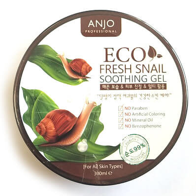 Гель универсальный увлажняющий ANJO Professional улиточный муцин - 99% Snail Moisture Soothing Gel, 300 мл