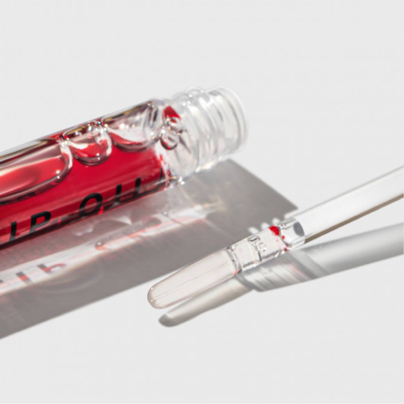 Масло для губ Influence Beauty двухфазное - Lava Lip Oil, тон 01 Прозрачный темно-красный