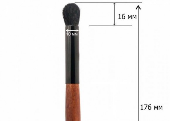 Кисть для теней JUST - № 15 (ворс черной козы) Кисть для теней JUST - № 15 (ворс черной козы)