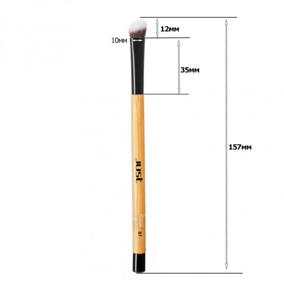 Кисть для теней JUST - № 87-В (синтетика) Кисть для теней JUST - № 87-В (синтетика)
