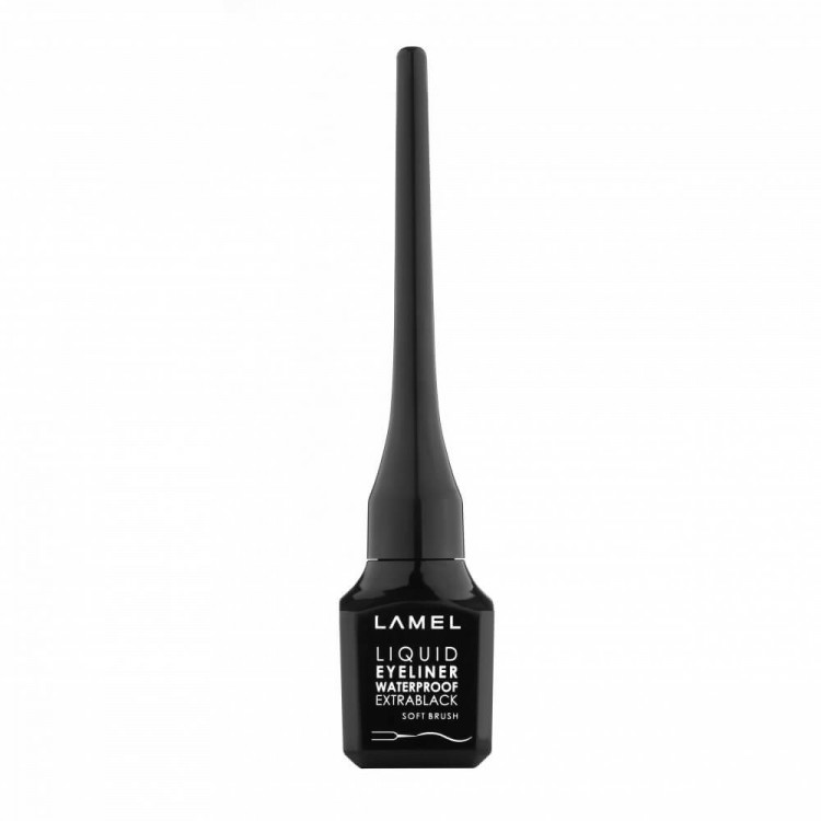 Подводка для глаз Lamel Professional мягкая кисточка Liquid Eyeliner