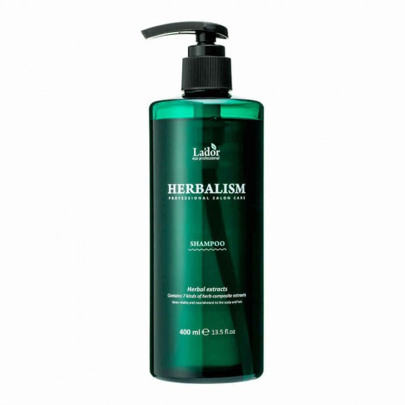 Шампунь для волос Lador на травяной основе - Herbalism Shampoo, 400 мл