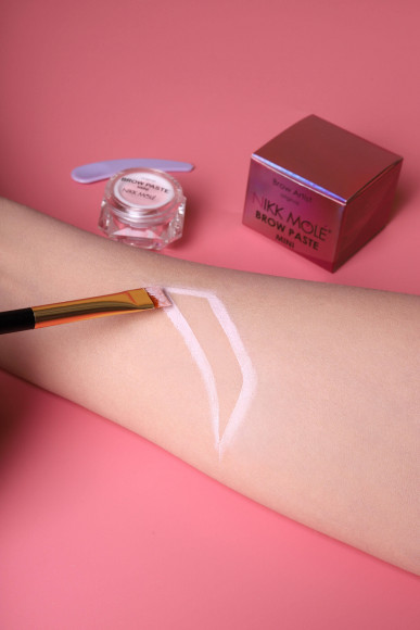 [Истекающий срок годности] Паста для бровей Nikk Mole Brow Paste - Розовая неон - Mini, 10гр