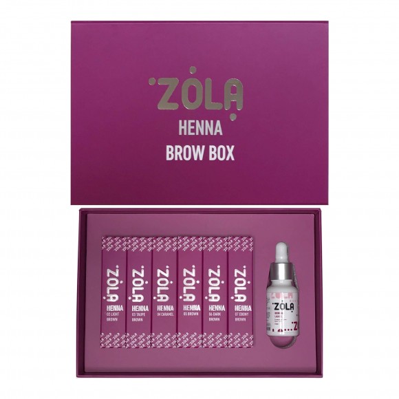 Хна Бокс Zola - Henna Box, 6 шт по 10 гр