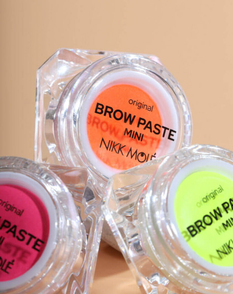 [Истекающий срок годности] Паста для бровей Nikk Mole Brow Paste - Апельсин неон - Mini, 10гр