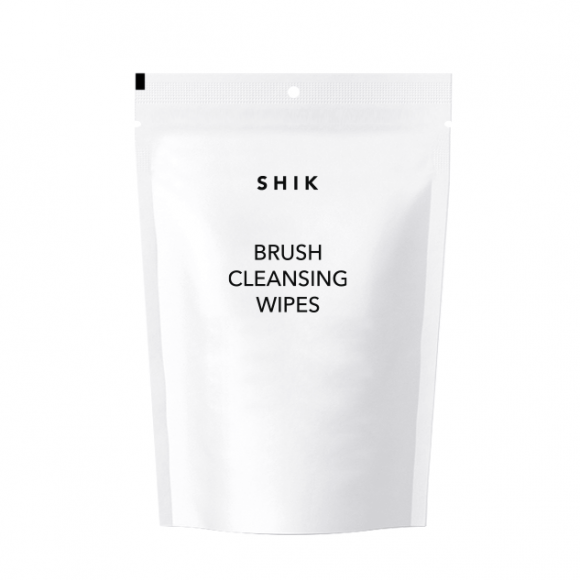Салфетки очищающие для косметических кистей SHIK с антибактериальным действием - Brush cleansing wipes, 50 шт