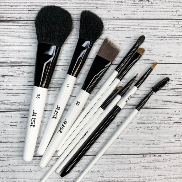 Набор из 9 кистей JUST - Set of Brushes - №9-01 (прозрачная упаковка)