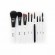 Набор из 9 кистей JUST - Set of Brushes - №9-01 (прозрачная упаковка)