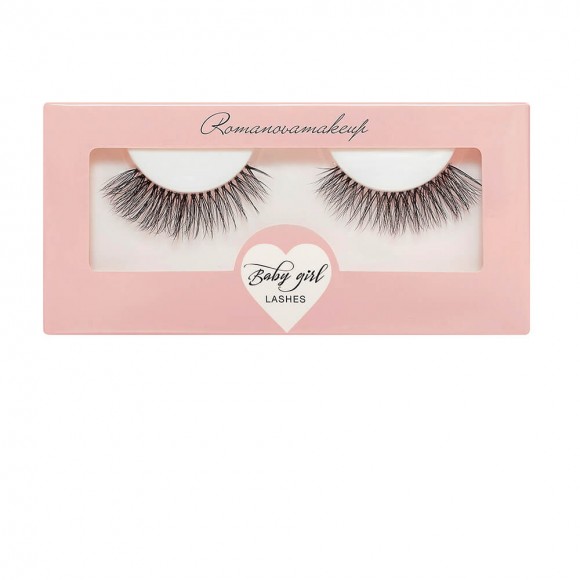 Шёлковые накладные ресницы RomanovaMakeup - Baby Girl - SONYA