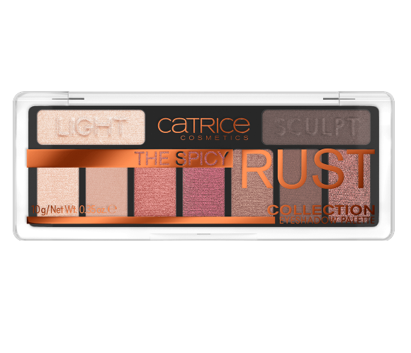 Тени для век CATRICE The Spicy Rust Collection 9 в 1 , ягодные 
