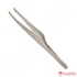 Пинцет для бровей Solinberg G801з узкий со скосом, матовый серебристый (ручная заточка)