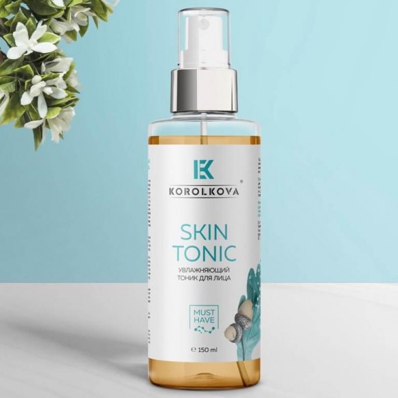 Увлажняющий тоник для лица Korolkova с экстрактом папайи и коры дуба - Skin Tonic, 150 мл Увлажняющий тоник для лица Korolkova с экстрактом папайи и коры дуба - Skin Tonic, 150 мл