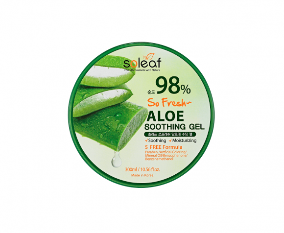 Универсальный гель с алоэ Soleaf успокаивающий - So Fresh Aloe Soothing Gel, 300 мл