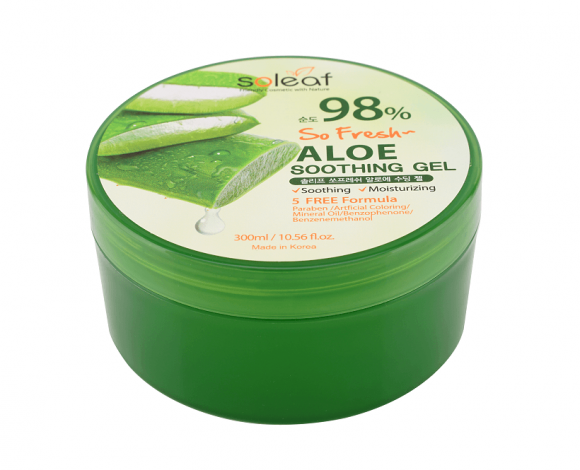 Универсальный гель с алоэ Soleaf успокаивающий - So Fresh Aloe Soothing Gel, 300 мл Универсальный гель с алоэ Soleaf успокаивающий - So Fresh Aloe Soothing Gel, 300 мл