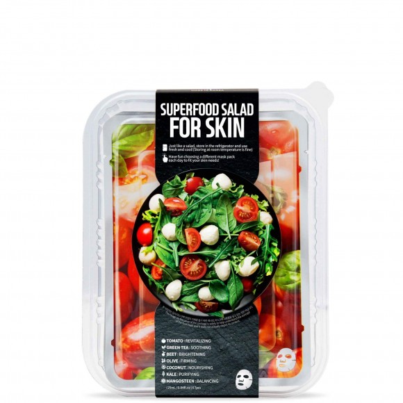 Набор из 7 тканевых масок Superfood Salad for Skin - Для тусклой и безжизненной кожи