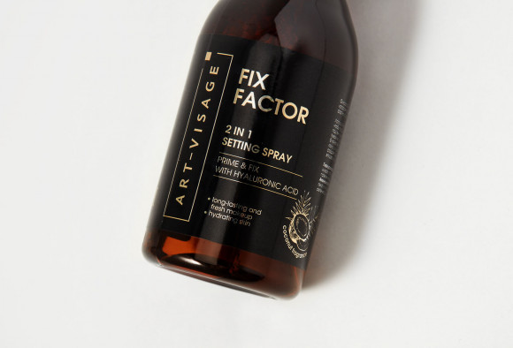 [Истекающий срок годности] Фиксатор макияжа 2 в 1 ART-VISAGE "FIX FACTOR" - 01 кокосовый, 105 мл