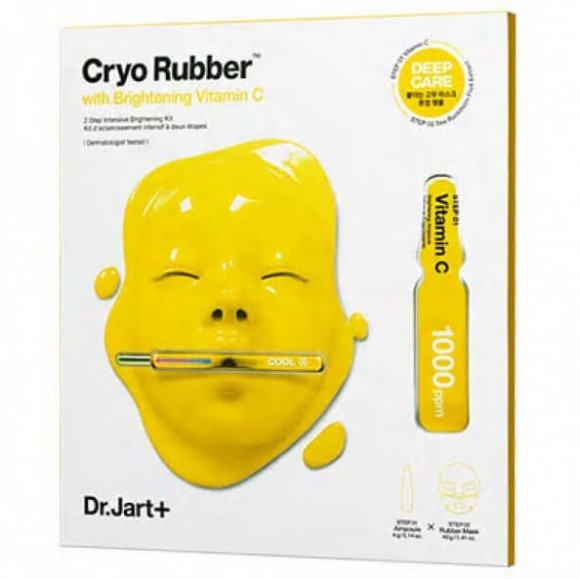 Альгинатная маска для лица Dr.Jart+ Cryo Rubber With Brightening Vitamin C - выравнивающая тон кожи