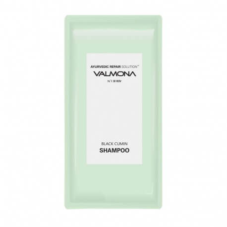Шампунь для волос Valmona аюрведичсекая терапия в формате пробника - Ayurvedic Scalp Solution Black Cumin Shampoo, 10 мл