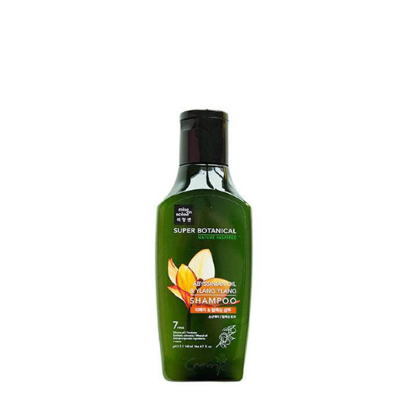 Шампунь для волос Mise en Scene восстанавливающий и расслабляющий - Super Botanical Abyssinian Oil & Ylang Ylang Shampoo, 140 мл