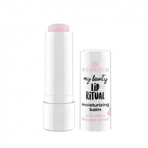 Бальзам для губ Essence увлажняющий - My Beauty Lip Ritual - 03, с экстрактом цветков вишни