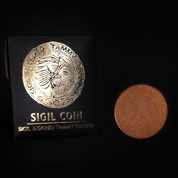 Прессованные тени для век Tammy Tanuka серии SIGIL coins - 021 - Львенок, рефил 26 мм