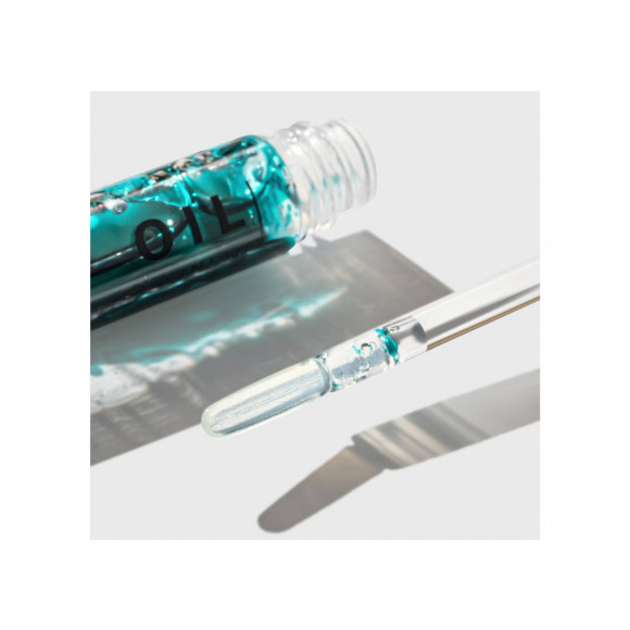 Масло для губ Influence Beauty двухфазное - Lava Lip Oil, тон 05 Прозрачный тёмно-зелёный