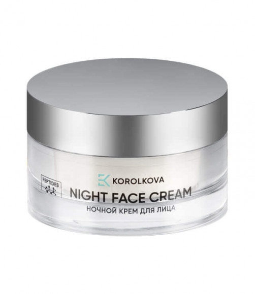 Ночной крем для лица Korolkova с пептидом C-Pep Tricoll - Night Face Cream, 50 мл