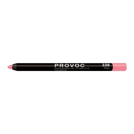 Полуперманентный гелевый карандаш для губ Provoc 220 Pinkey (розово-бежево-лососевый)
