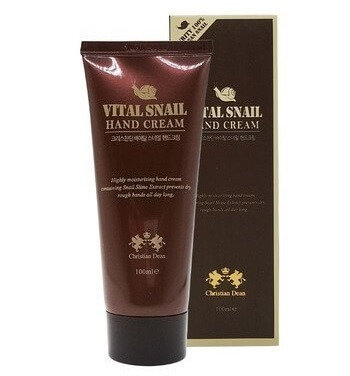 Крем для рук Christian Dean с муцином улитки - VITAL SNAIL Hand Cream, 100 мл