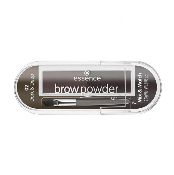 Тени для бровей Essence - Brow Powder Set - 02 Dark & Deep