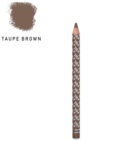 Карандаш для бровей Zola пудровый - Powder Brow Pencil - Taupe Brown