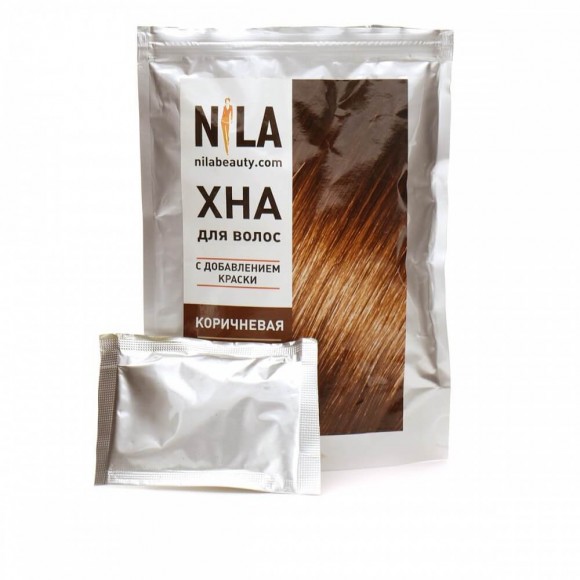 Хна для волос NILA - Коричневая, 100 гр