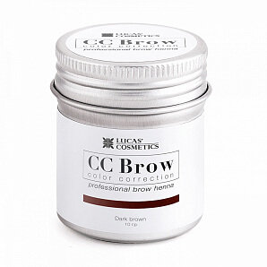 [Истекающий срок годности] Хна для бровей CC Brow в баночке, 10 гр dark brown