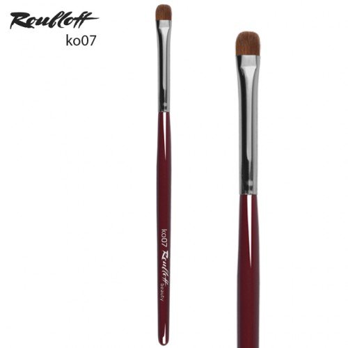 Кисть для макияжа ko07 Roubloff овальная для растушевки теней и карандаша, колонок