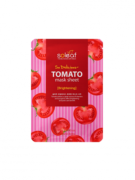 Маска для лица с томатом Soleaf - So Delicious Tomato Mask Sheet, 25 мл