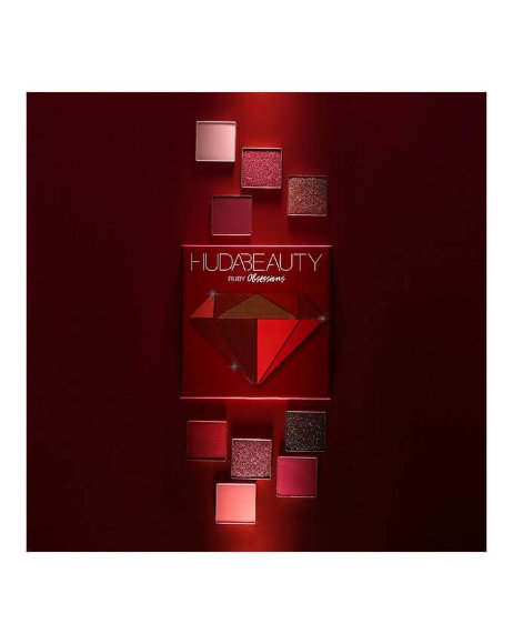 Палетка теней Huda Beauty - Ruby Obsessions Palette Палетка теней Huda Beauty - Ruby Obsessions Palette