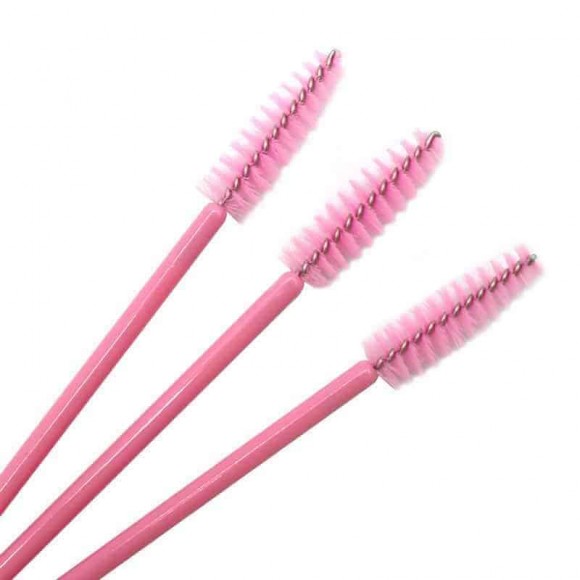 Щеточка универсальная CC LASHES - цвет розовый - 50 шт Щеточка универсальная CC LASHES - цвет розовый - 50 шт