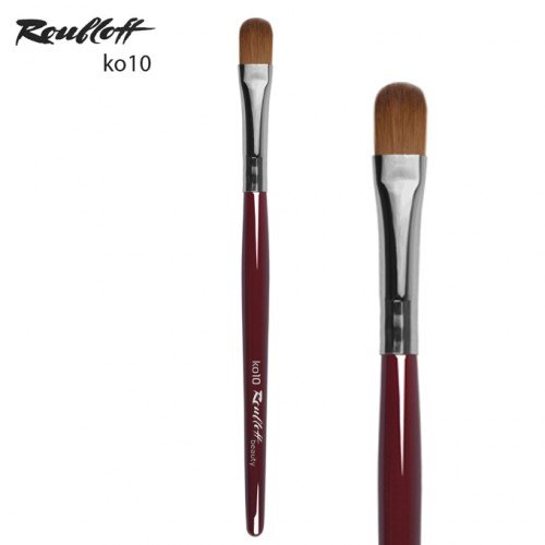 Кисть для макияжа ko10 Roubloff овальная для растушевки теней и карандаша, колонок