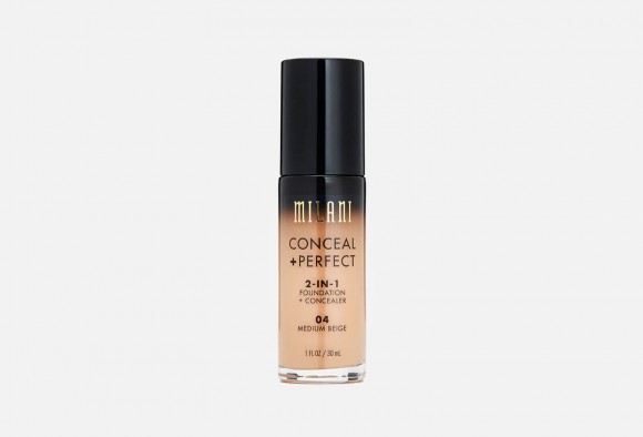 [Истекающий срок годности] Тональная основа + консилер Milani Conceal + Perfect 2-in-1 Foundation + Concealer -  04 Medium Beige