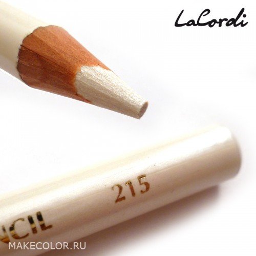 Карандаш для глаз LaCordi №215 Белый перламутровый