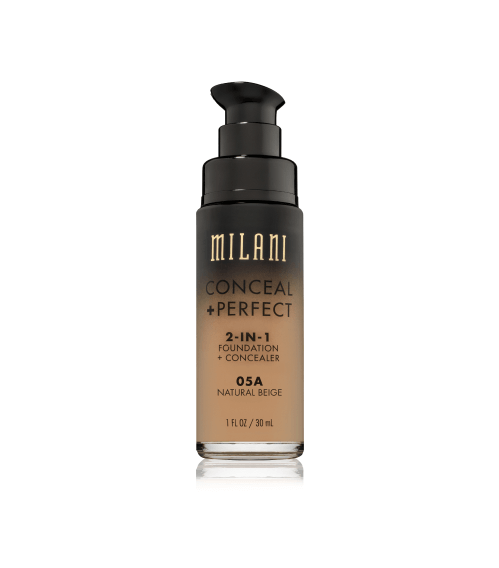 [Истекающий срок годности] Тональная основа + консилер Milani Conceal + Perfect 2-in-1 Foundation + Concealer - 05А Natural Beige