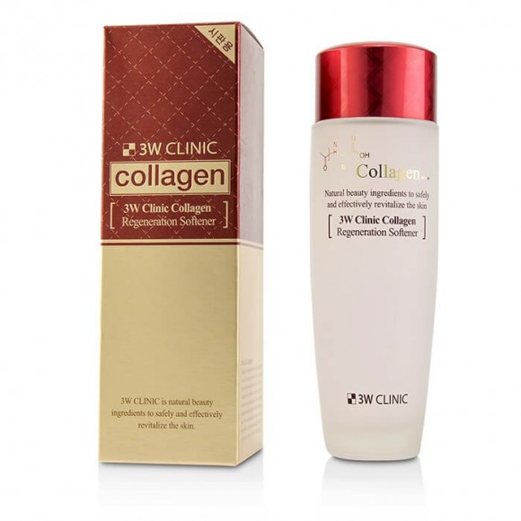 Тонер для лица 3W CLINIC с коллагеном - Collagen Regeneration Softener, 150 мл