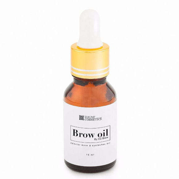 Масло Brow oil Lucas' Cosmetics для бровей и ресниц, 15 мл 
