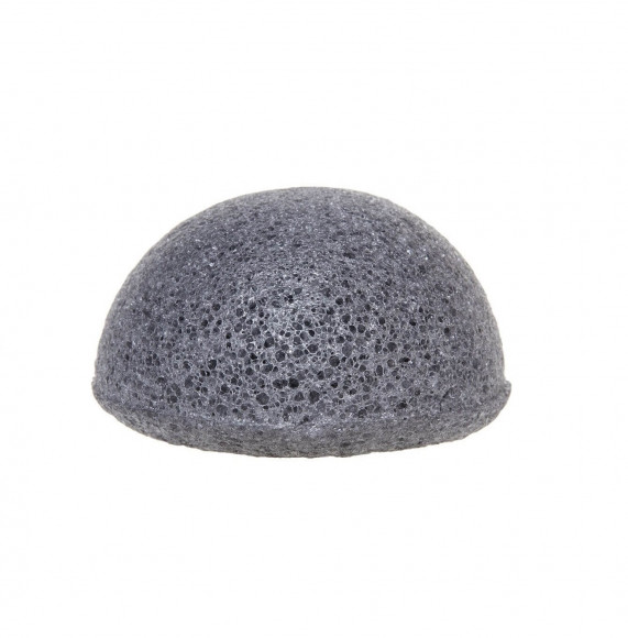 Спонж конняку для умывания Beauty Bar с бамбуковым углем - Konjac Sponge Bamboo Charcoal