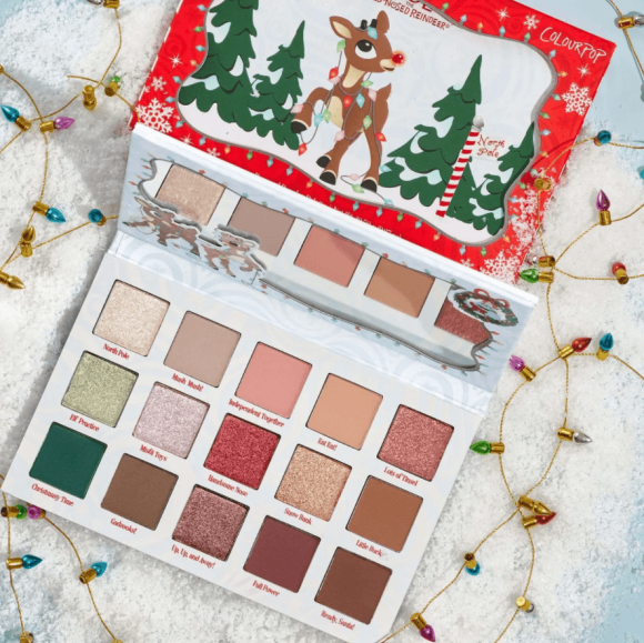 Палетка теней ColourPop - Rudolph the Red-Nosed Reindeer Палетка теней ColourPop - Rudolph the Red-Nosed Reindeer