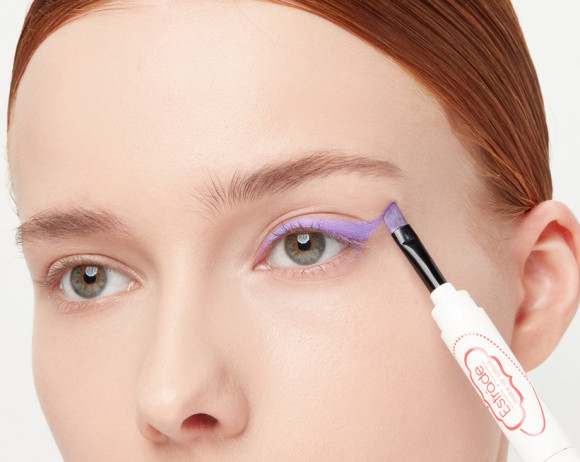 Подводка кремовая цветная Estrade водостойкая - Сolor fantasy, тон 04 Фиолетовый Подводка кремовая цветная Estrade водостойкая - Сolor fantasy, тон 04 Фиолетовый