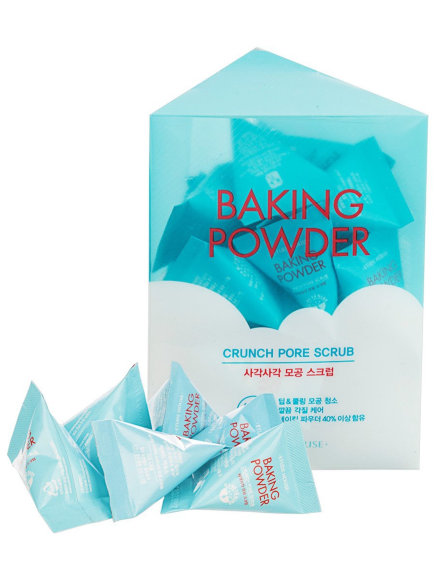 Скраб для лица в наборе Etude House - Baking Powder Crunch Pore Scrub Pack, 24*7 г