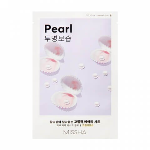 Тканевая маска для лица Missha с экстрактом жемчуга - Airy Fit Sheet Mask (Pearl)