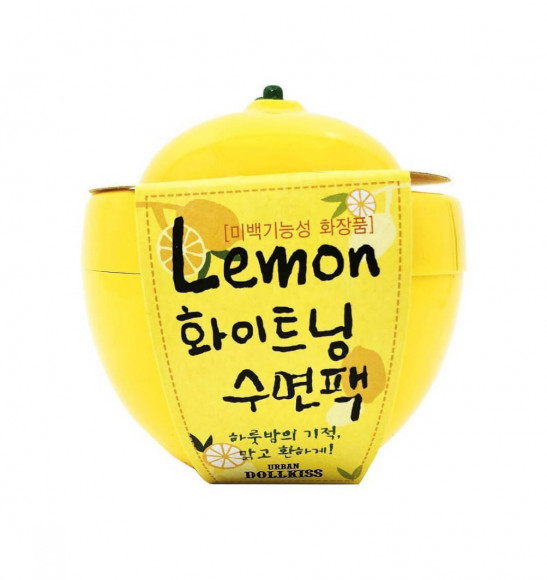 Маска для лица ночная Baviphat лимонная - Lemon Whitening Sleeping Pack, 100мл 